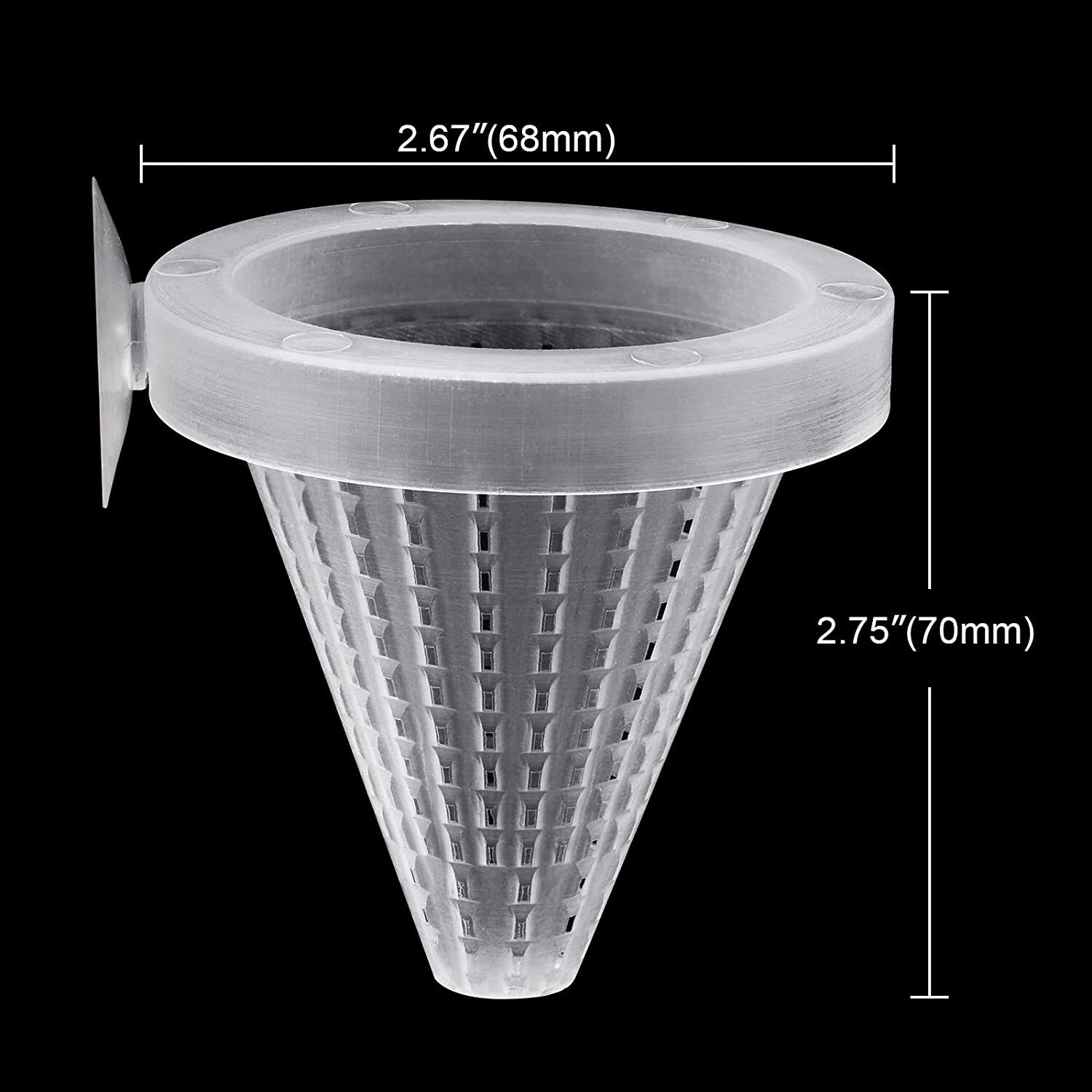 Lees Feeder Cones for Worm or Brine Shrimp Feeding Aquarium Tropical Fish.