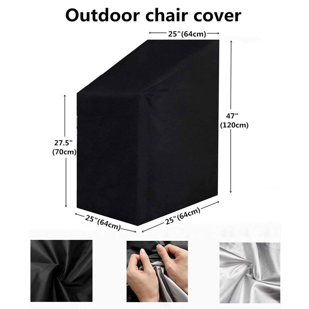Waterproof Patio Chair Covers Lounge Seat Outdoor Garden Lawn Furniture Covers