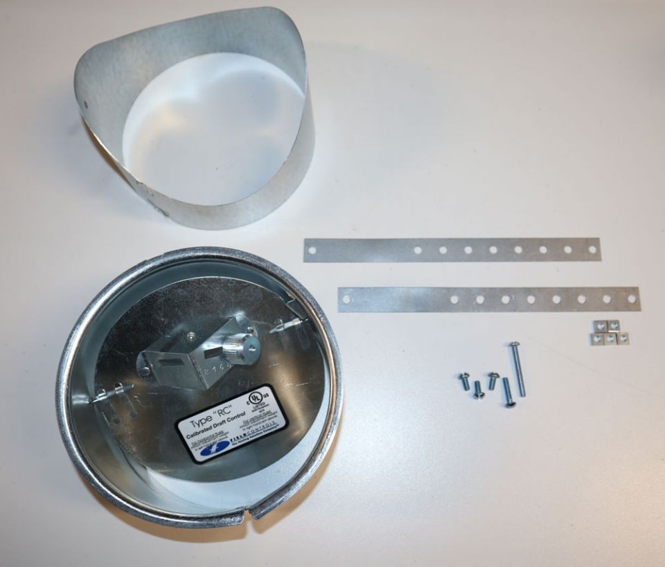 FIELD CONTROLS 2722701 DRAFT CONTROL 6" BOILER VENTING 1.7LB