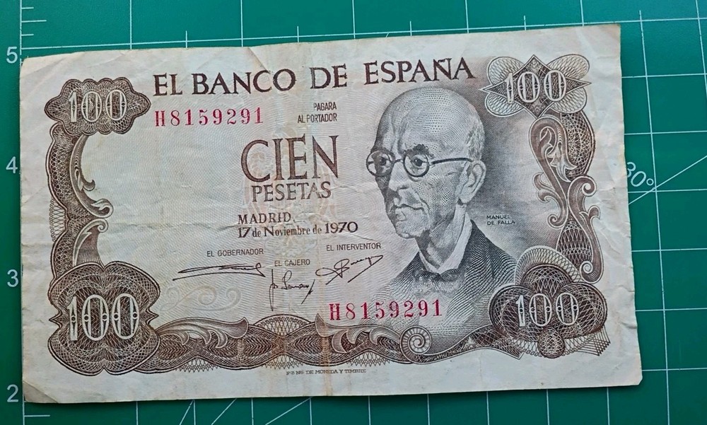 Spain 100 Pesetas Banknote - 1970 -