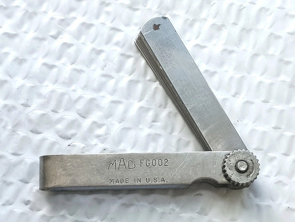 MAC TOOLS FG0002, FEELER GAUGE SET.