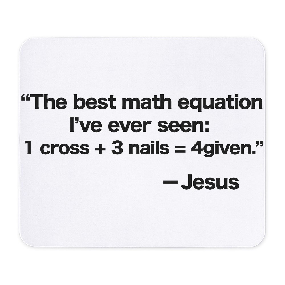 CafePress Best Math Equation Mousepad  (568124973)