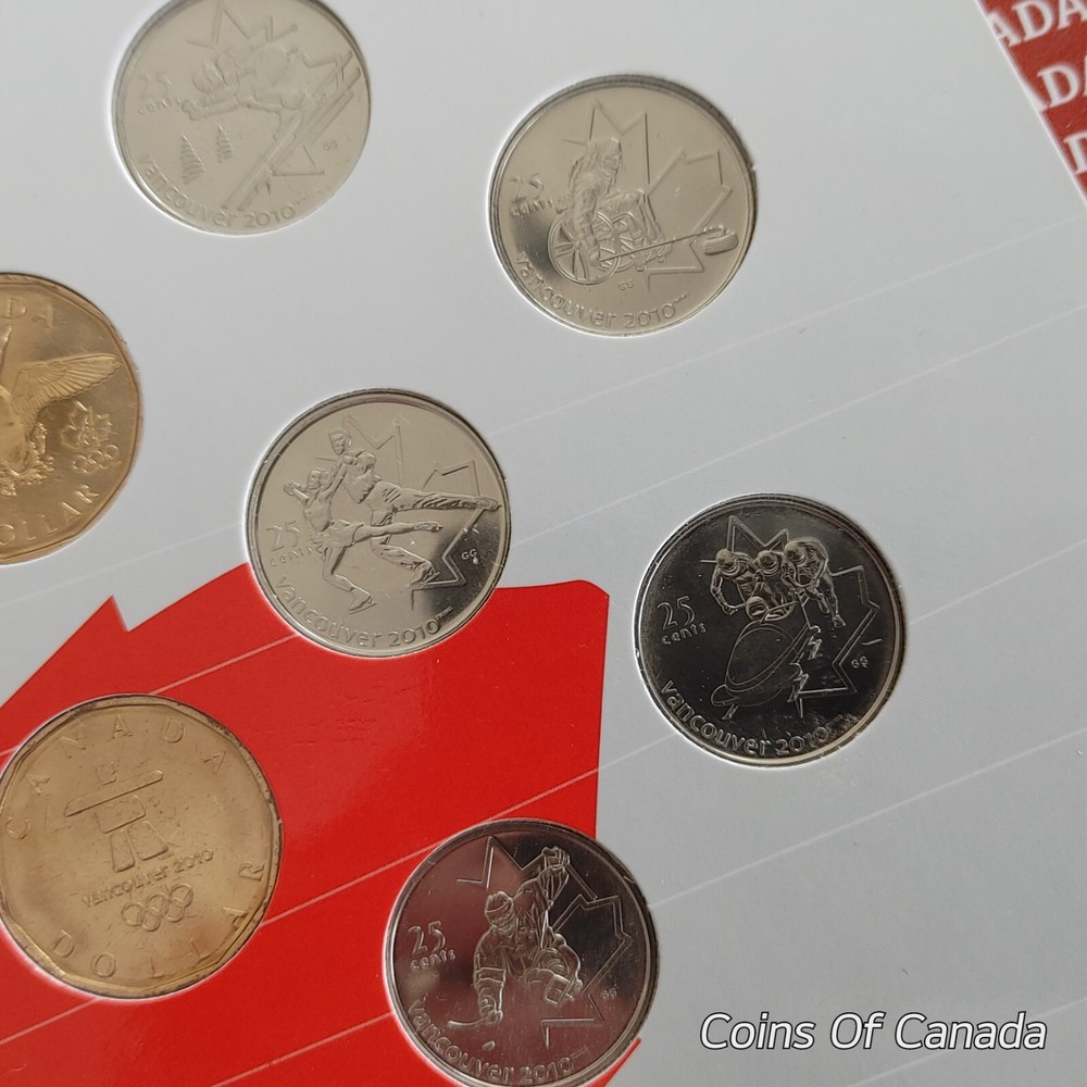 2007 - 2010 Canada Uncirculated Vancouver Olympic 14 Coin Set #coinsofcanada