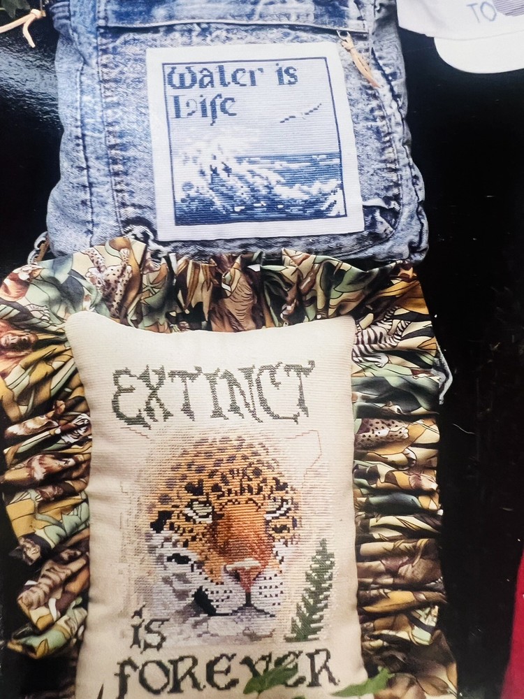 Environmental Activism Cross Stitch Book Patterns Ecology Rainforest Endangered