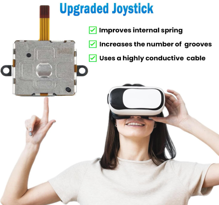 2 Pack Joystick Replacement for Oculus Quest 2 Controller/Meta Quest 2 Controlle