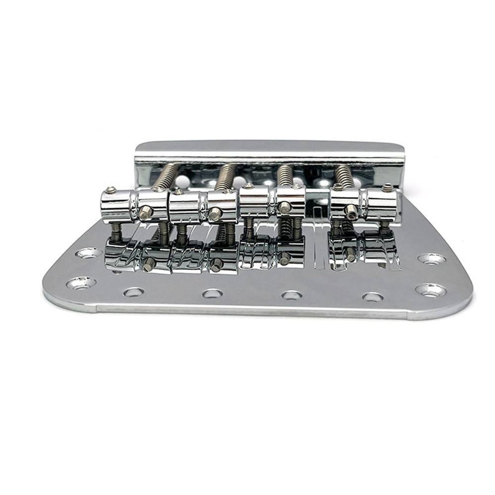 4 String Bass Guitar Bridge Component Directly Replace String Spacing 17.5mm