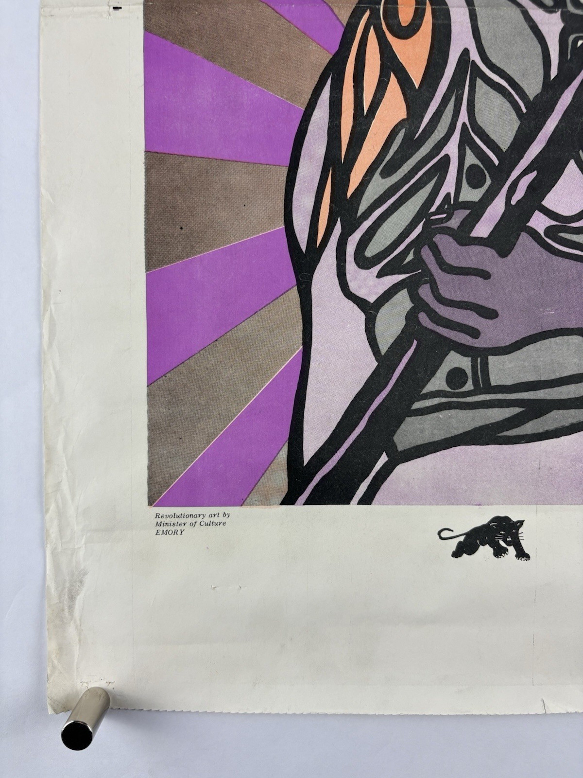 BLACK PANTHER PARTY Political Poster 1969 Emory Douglas AFRO AMERICAN SOLIDARITY