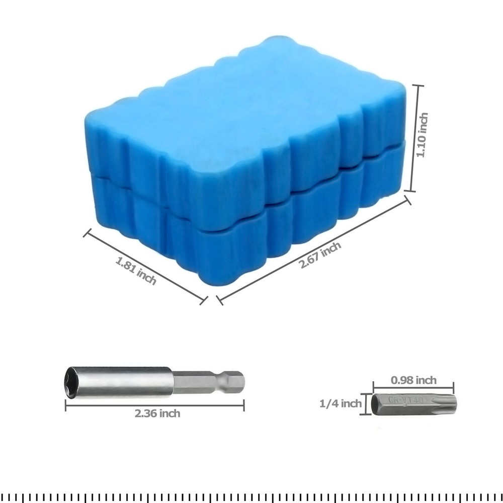 33 PC Torx Bit Set Tampered Proof Security Drill Driver Tamper Screwdrivers Bits