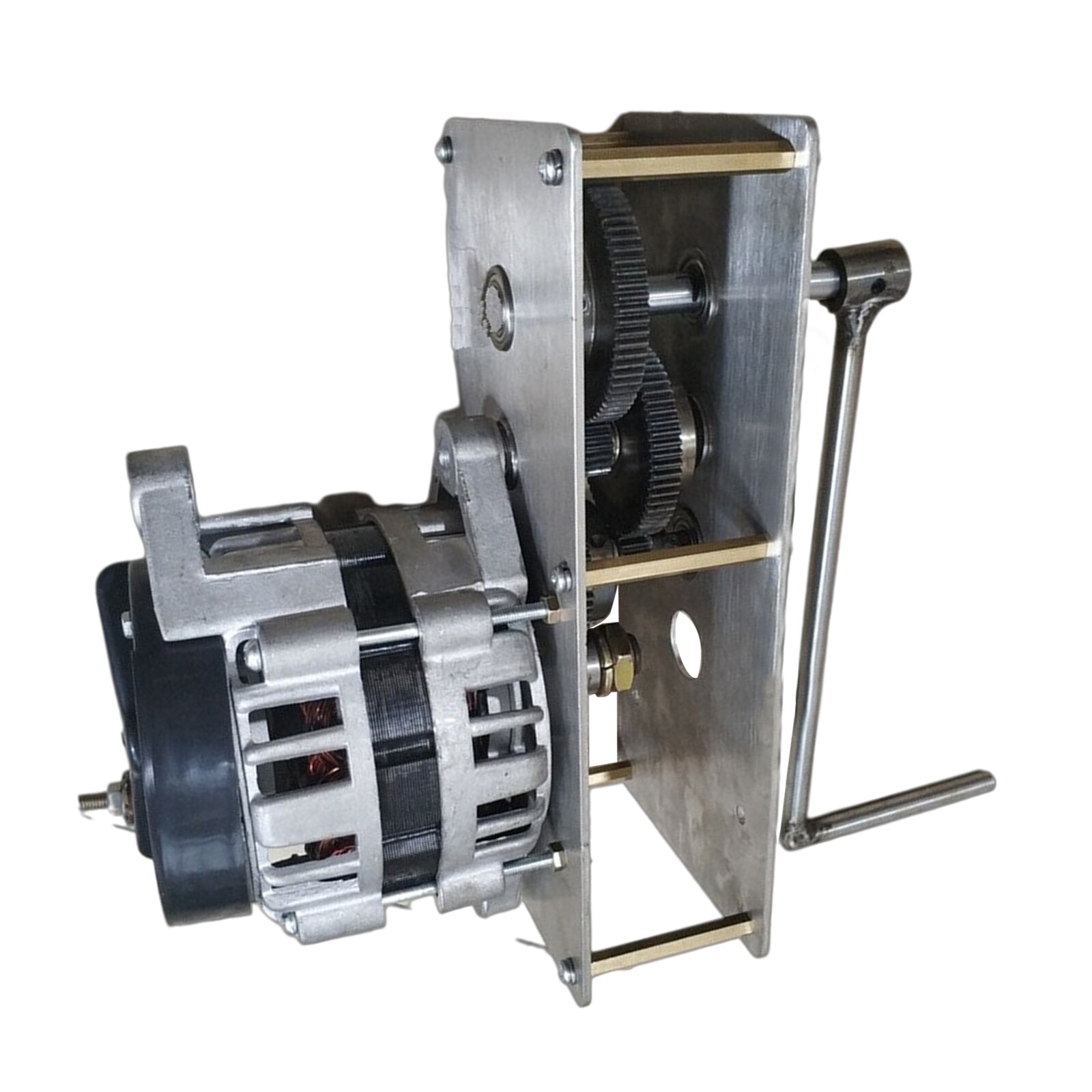 1500/2000W Portable Hand Crank Generator PMA Permanent Magnet Pure Copper Wire