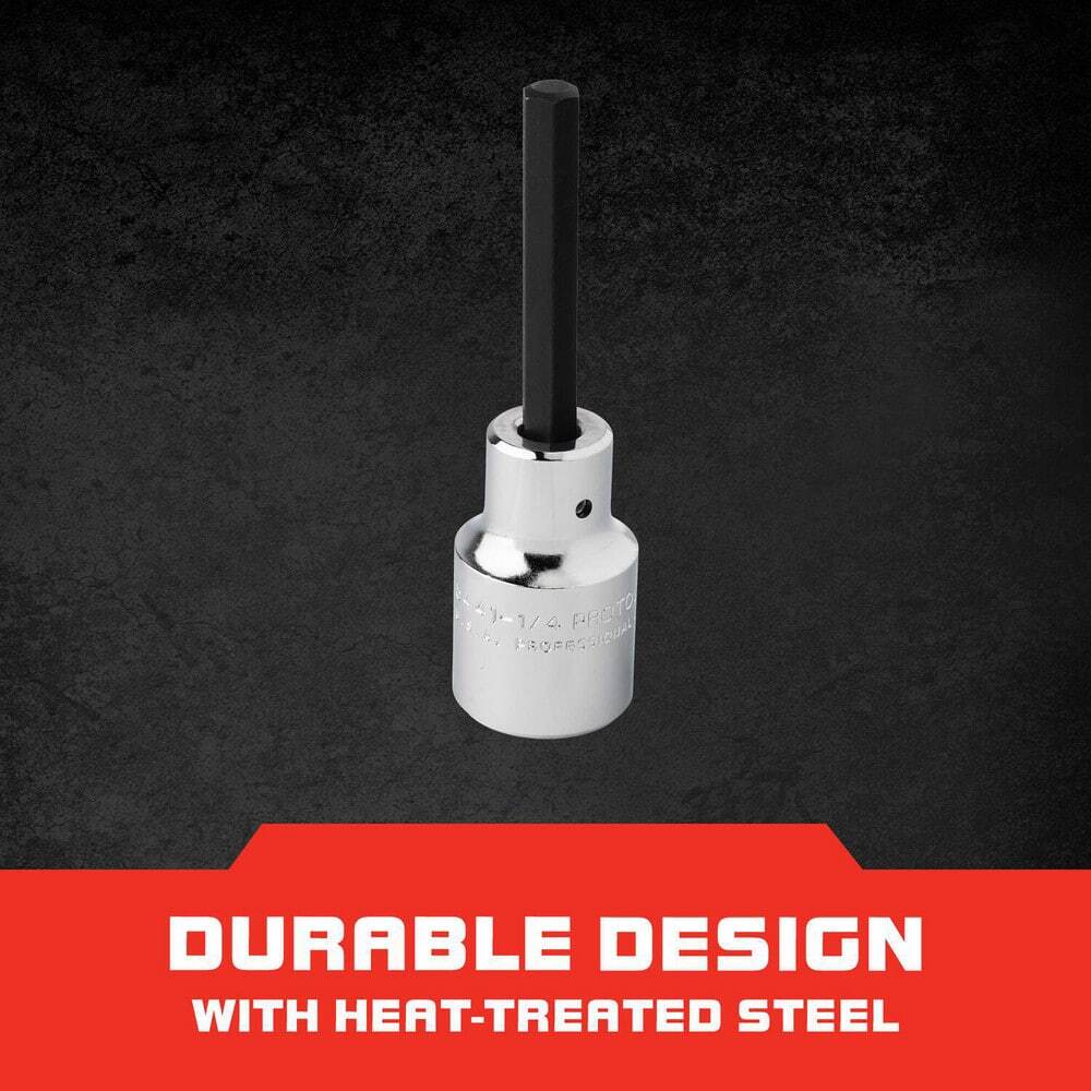 Proto J54413/8 Hex Bit Socket: 1/2" Drive, 3/8" Hex
