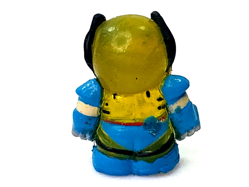 Marvel Squinkies Wolverine 3/4" Mini Rubber Translucent Figure