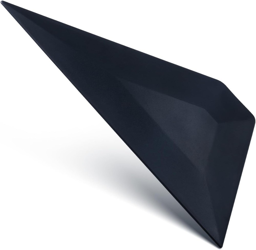 FOSHIO Small Squeegee Window Tinting Tools, Triangle Car Wrap Vinyl Black