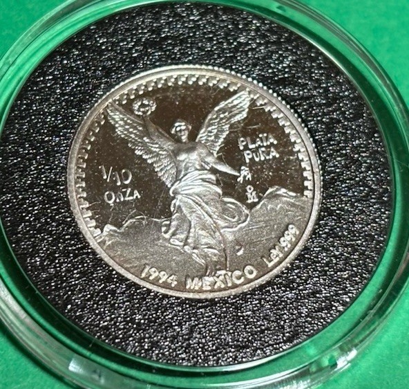 1994 MEXICO SILVER LIBERTAD 1/10 ONZA