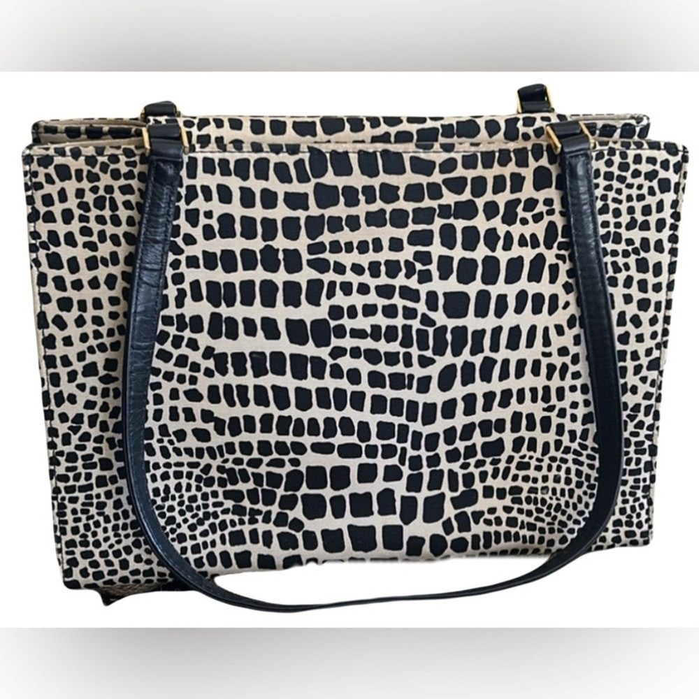 KATE SPADE GIRAFFE PRINT SHOULDER BAG