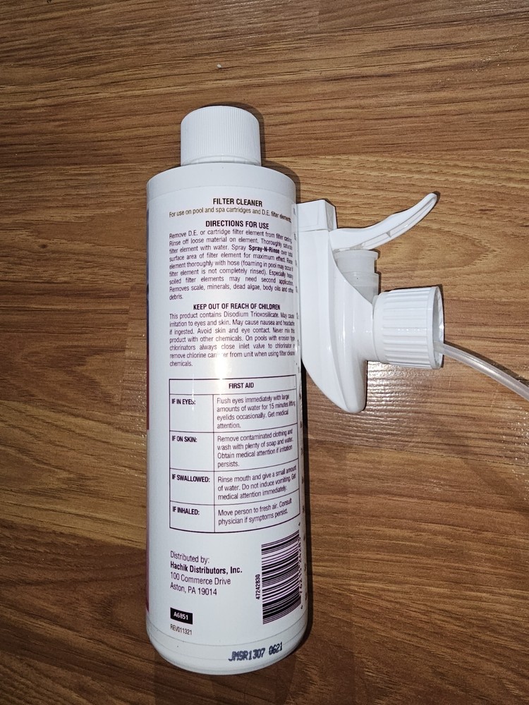 Splash Pro Spray N Rinse Filter Cleaner 1 Pt