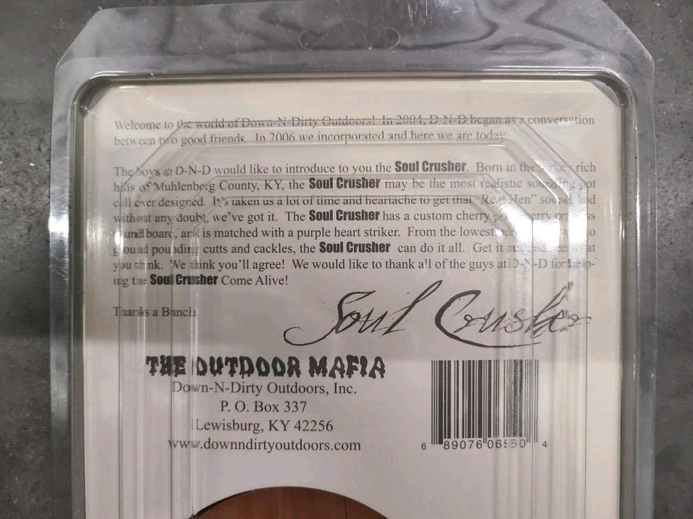 Down N Dirty Outdoors Turkey Call