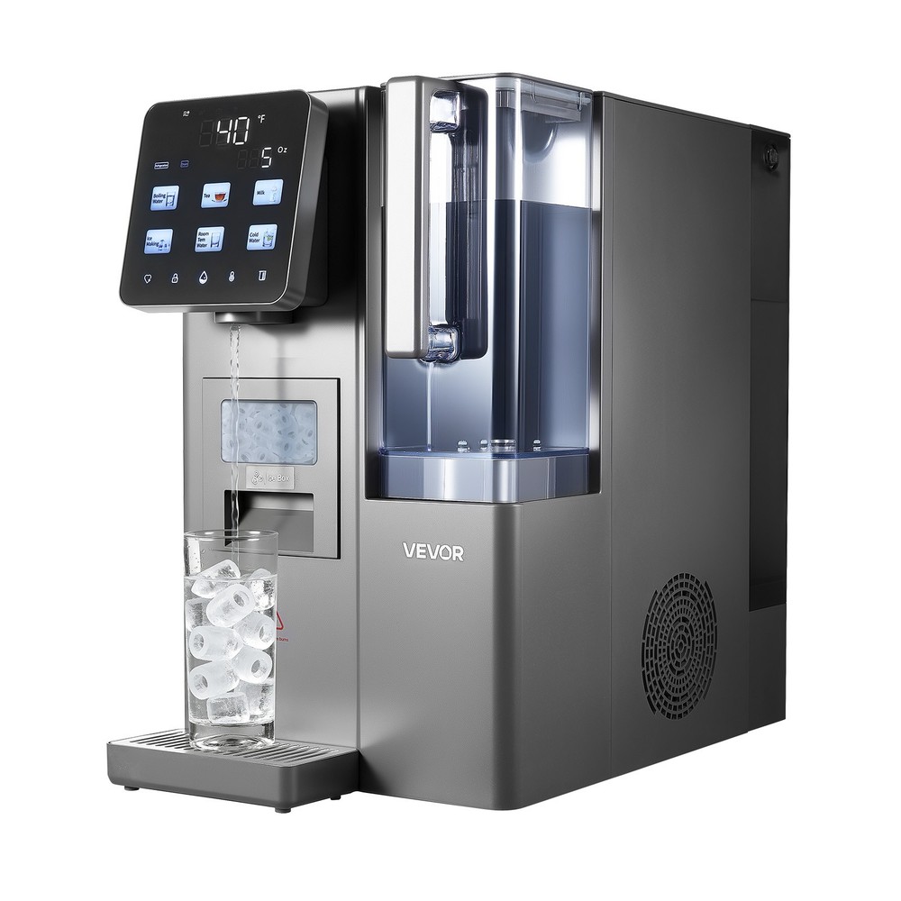 VEVOR Ice Maker Water Filter Dispenser 4-in-1 Countertop Multi-Function Machine