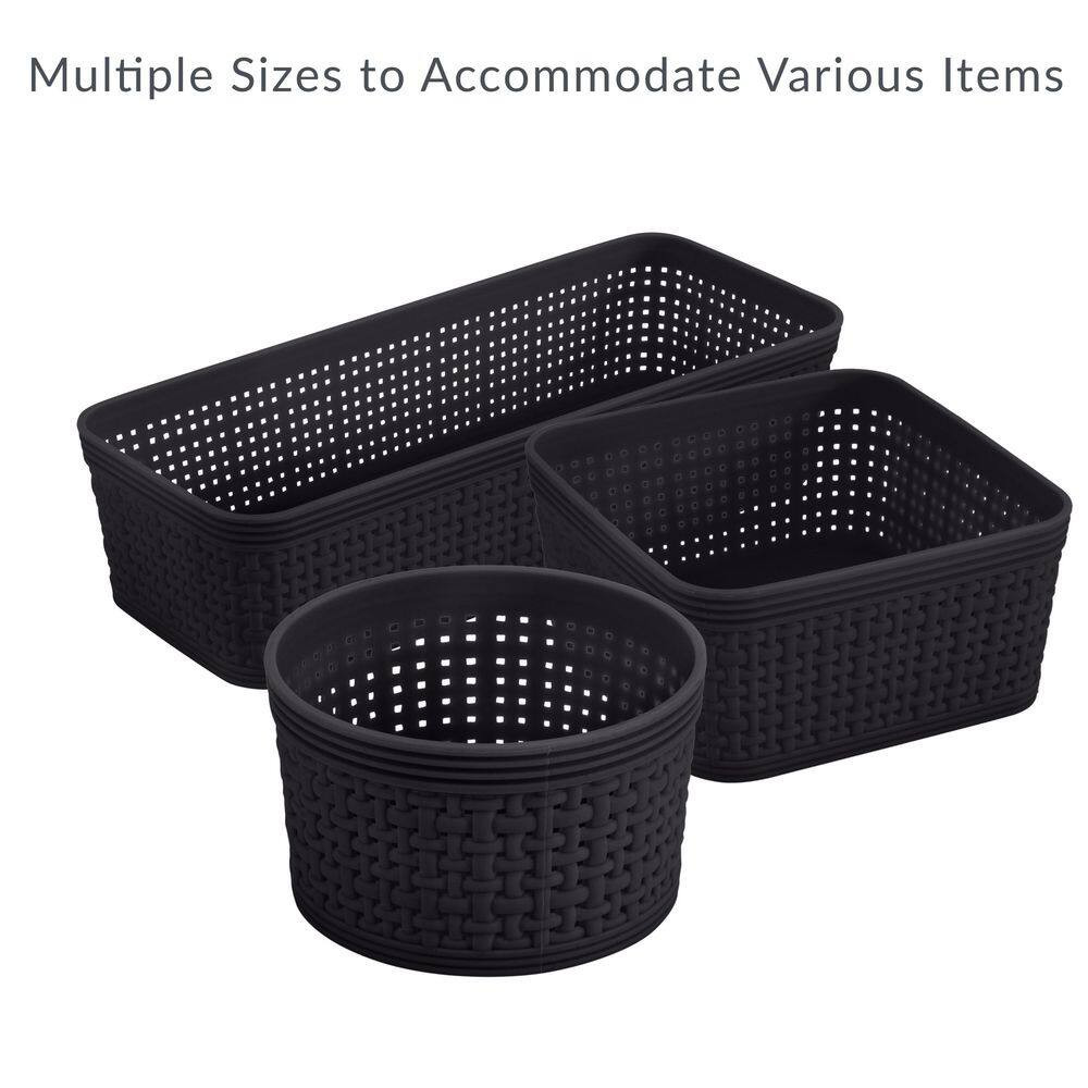 6-Pack Organizing Set in Black