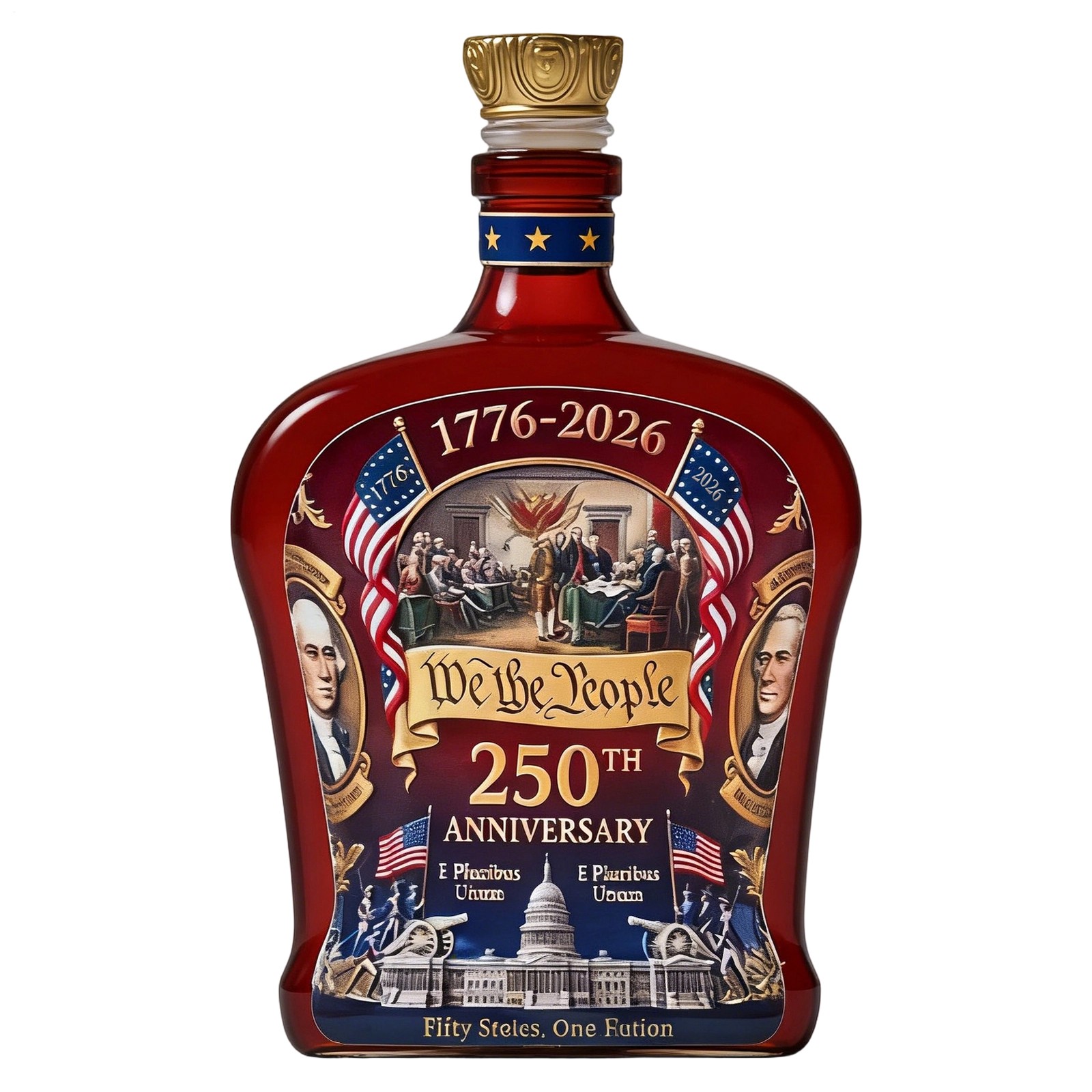 Whiskey Bottle America Us 250Th Anniversary We The People 2026 Whiskey Bottle