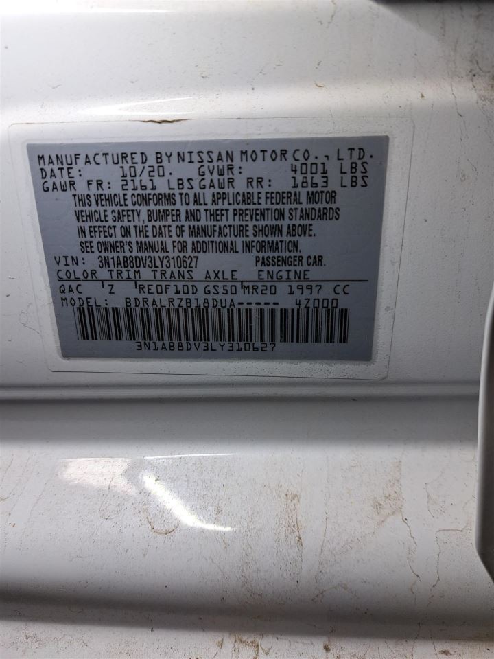 2020 Sentra Jack Sku#4388480