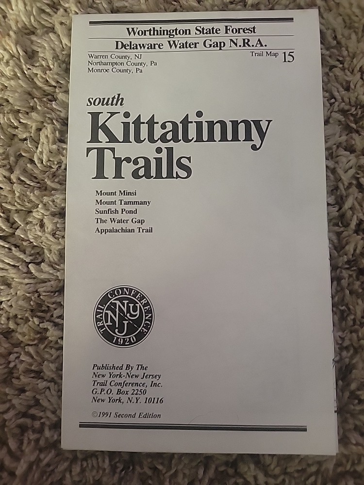 Kittatinny Trails Delaware Water Gap Map