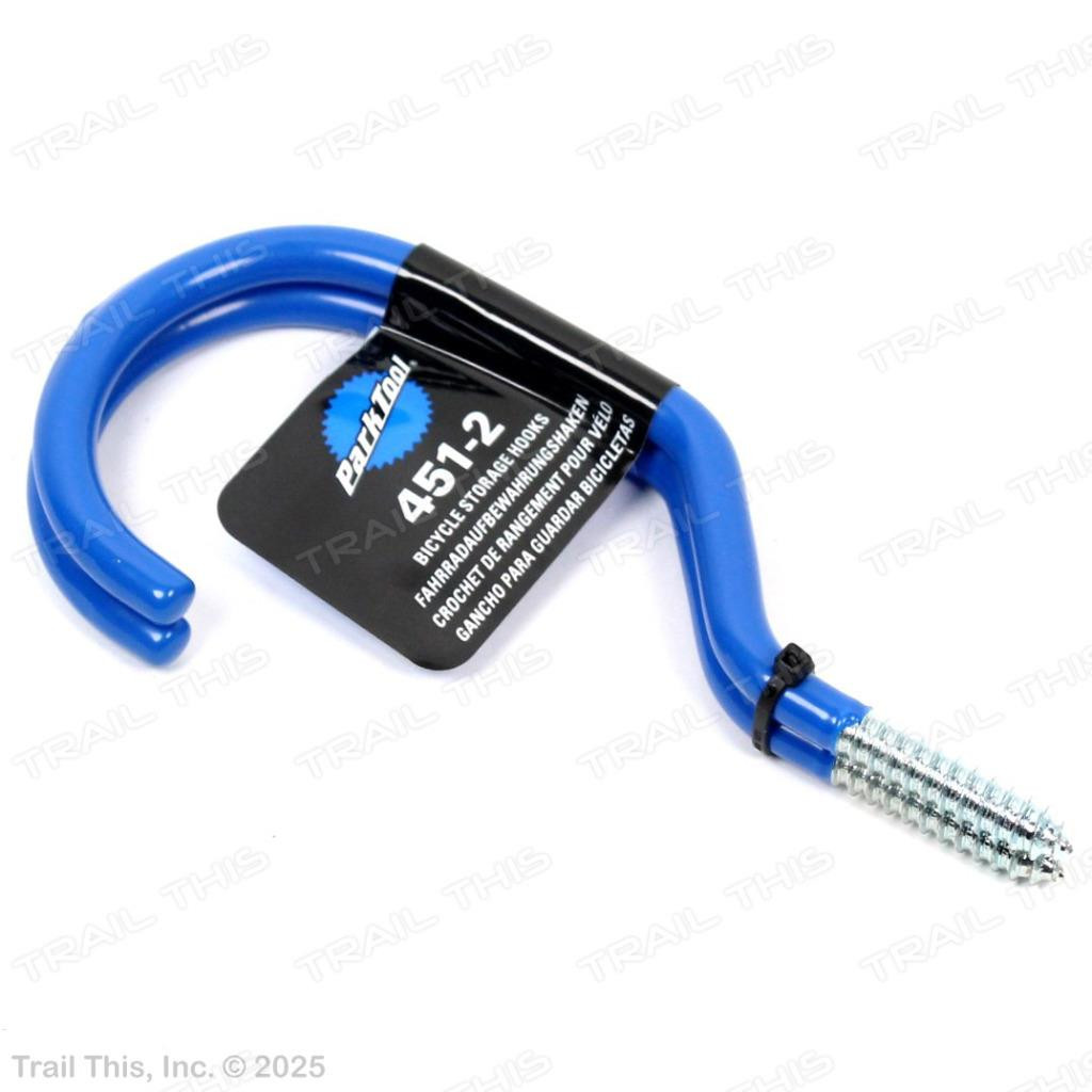 Park Tool Bicycle Storage Hooks #451-2 Wood Thread for hanging vinyl coat 2-Pack