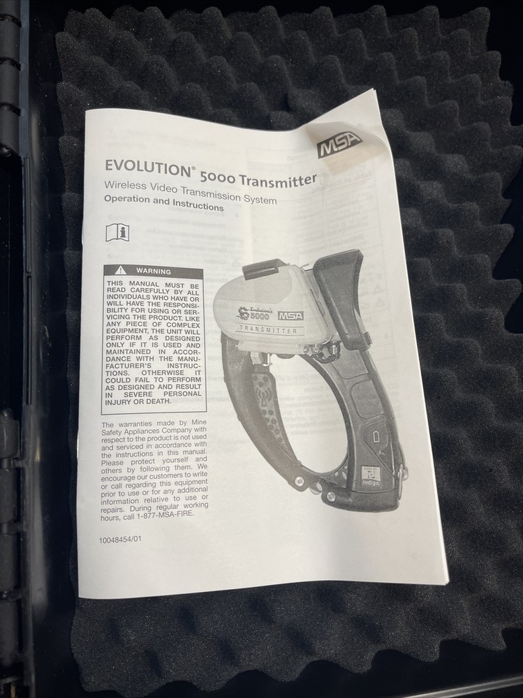 MSA Evolution 5000 Transmitter Ships Free