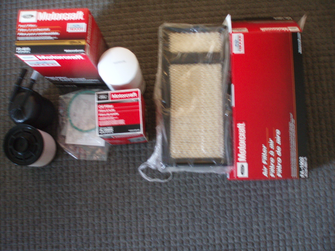 NEW 11-16 6.7L Powerstroke Diesel Truck Genuine Motorcraft Oil Air Fuel Filter