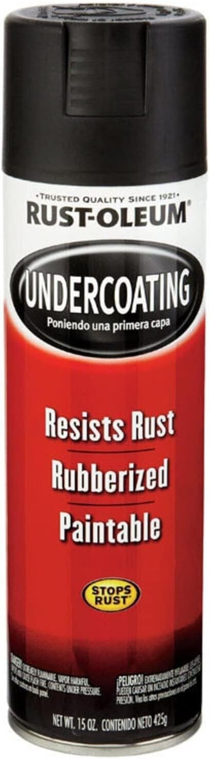 Black Cars Truck Undercoating Rubberized Protection Coating Spray Paint 15oz