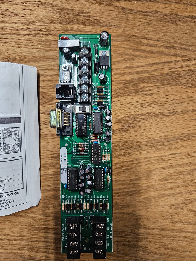 EDWARDS EST IOP3A ISOLATOR MODULE CARD FIRE ALARM