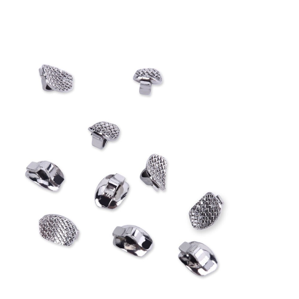 10pcs/Pack Orthodontic Dental Direct Bond Eyelet Rectangular Base Lingual Button