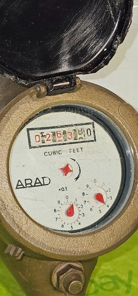 ARAD MASTER METER BRASS WATER METER 3/4"