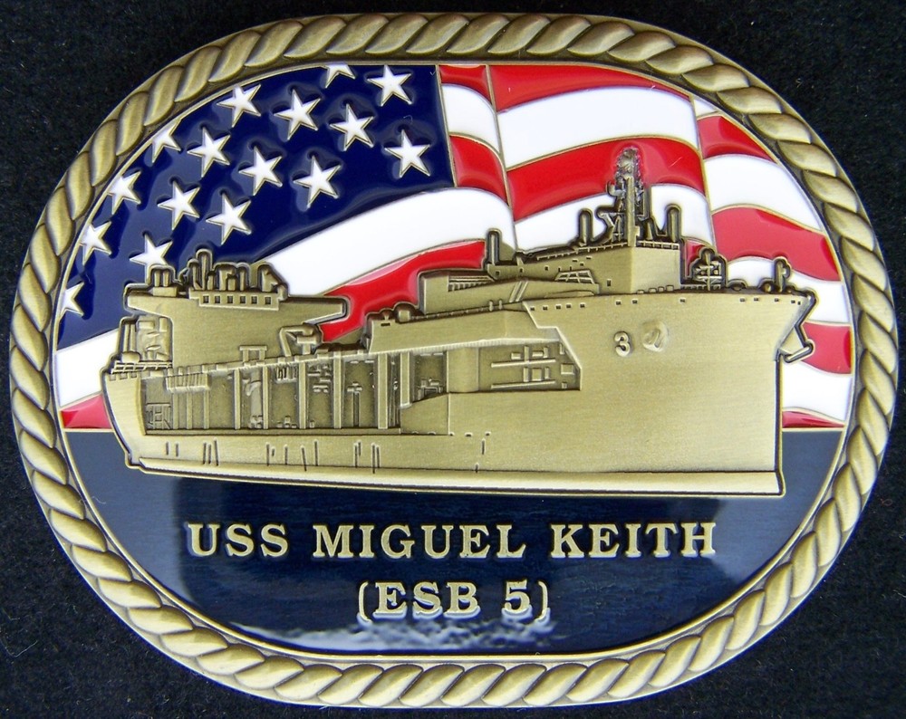USS Miguel Keith ESB 5 Challenge Coin