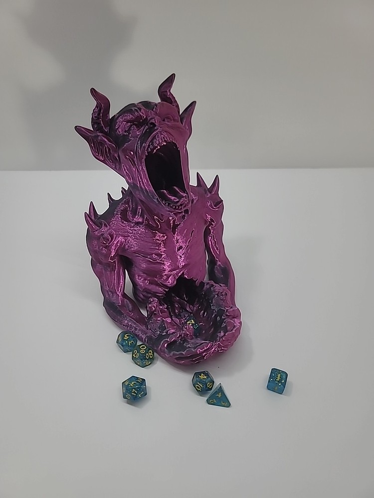Imp's Hunger Dice Tower - D&D Pathfinder Cthulhu RPG - Gothic Devil Demon DND