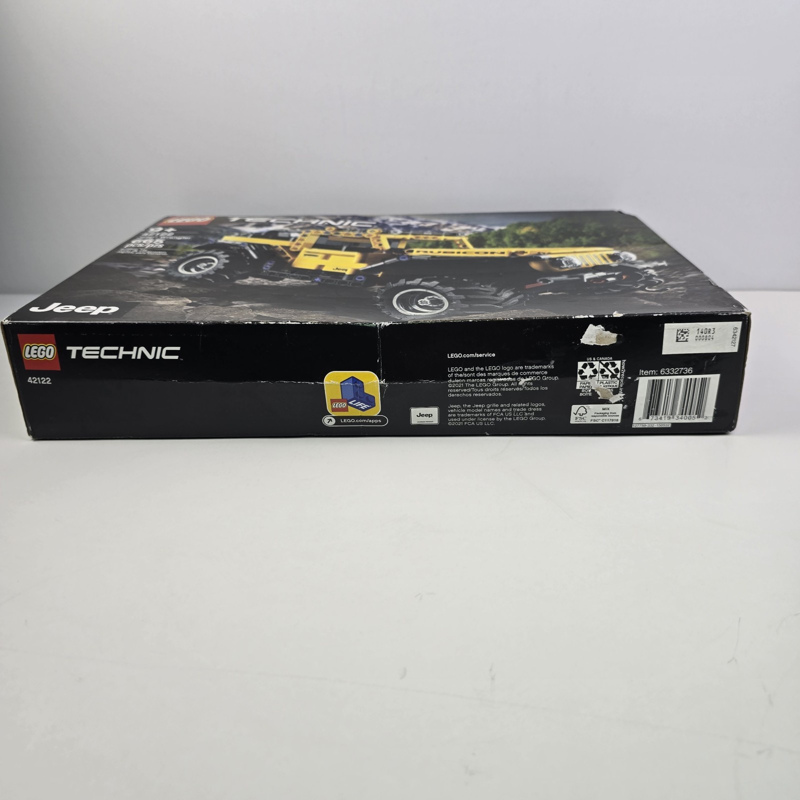 LEGO TECHNIC 42122 Jeep Wrangler 665 Pcs-Sealed