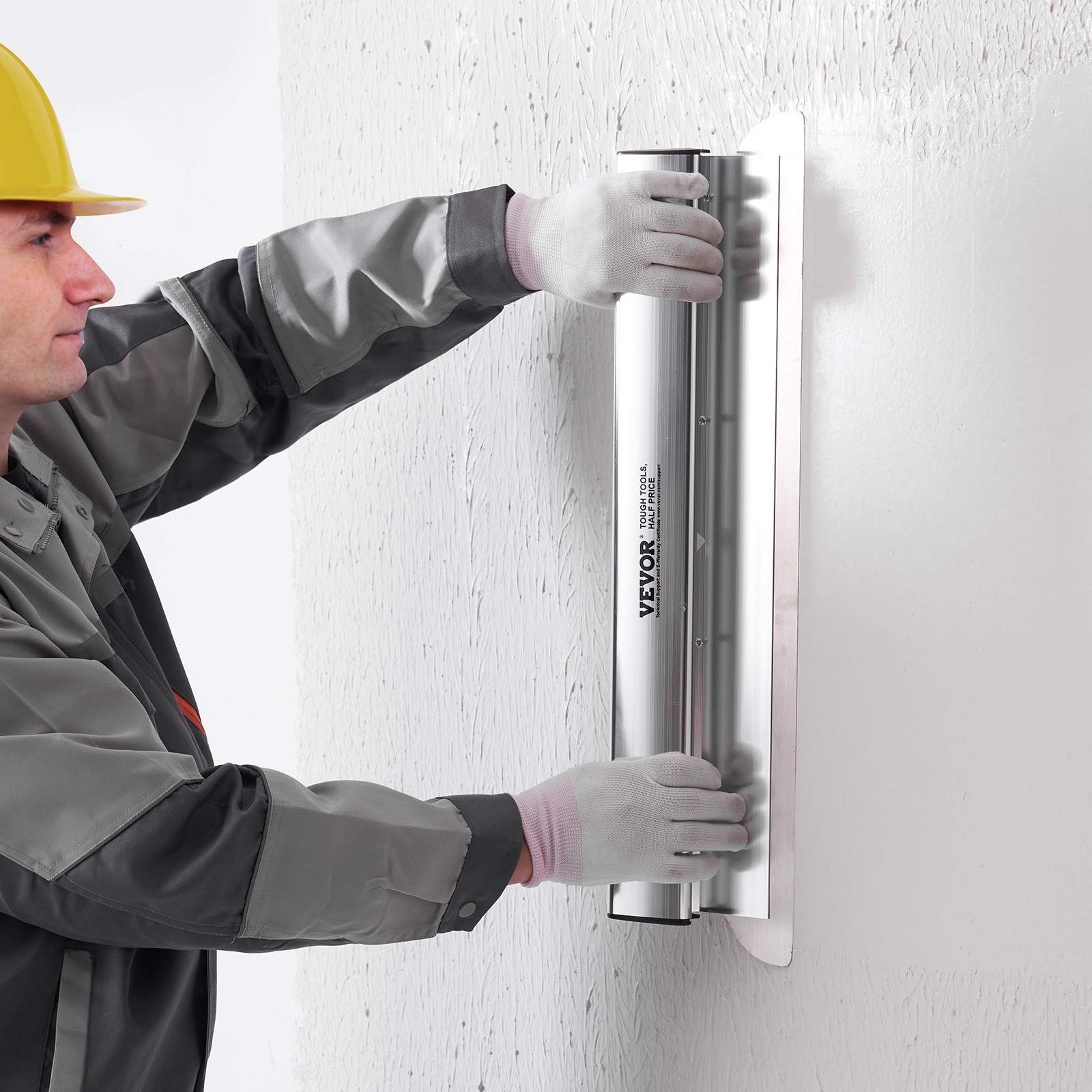 VEVOR Drywall Skimming Blade Set Knife Combo 10/16/24/32/40 in + 34-81 in Handle