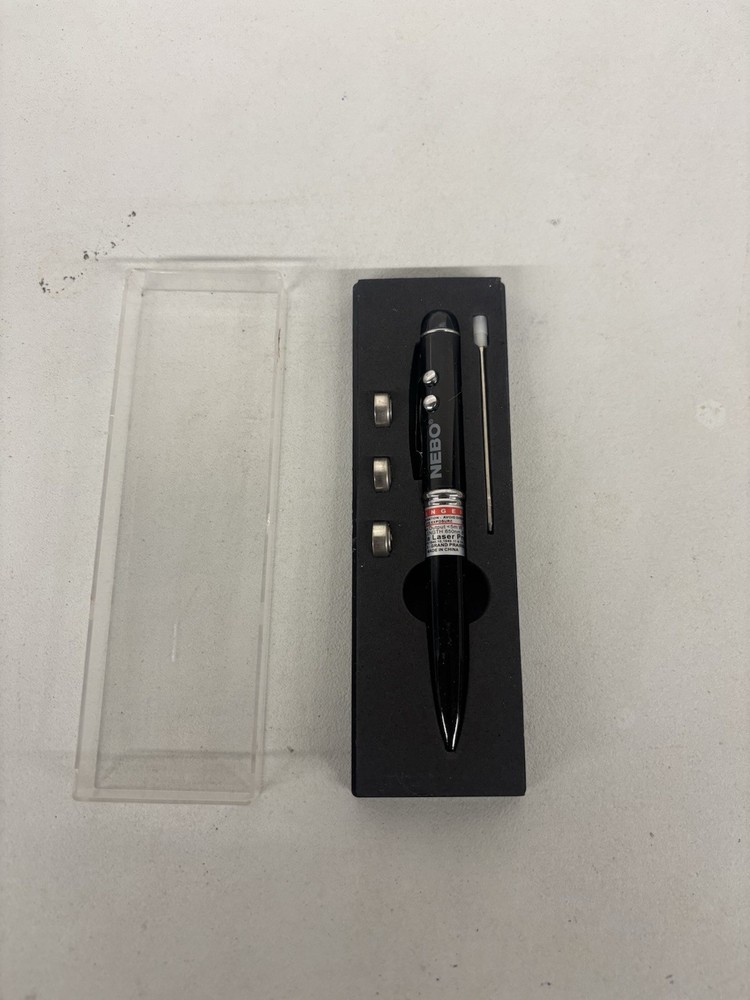 NEBO Ink Writing Pen Light Laser Pointer Flashlight WT12D