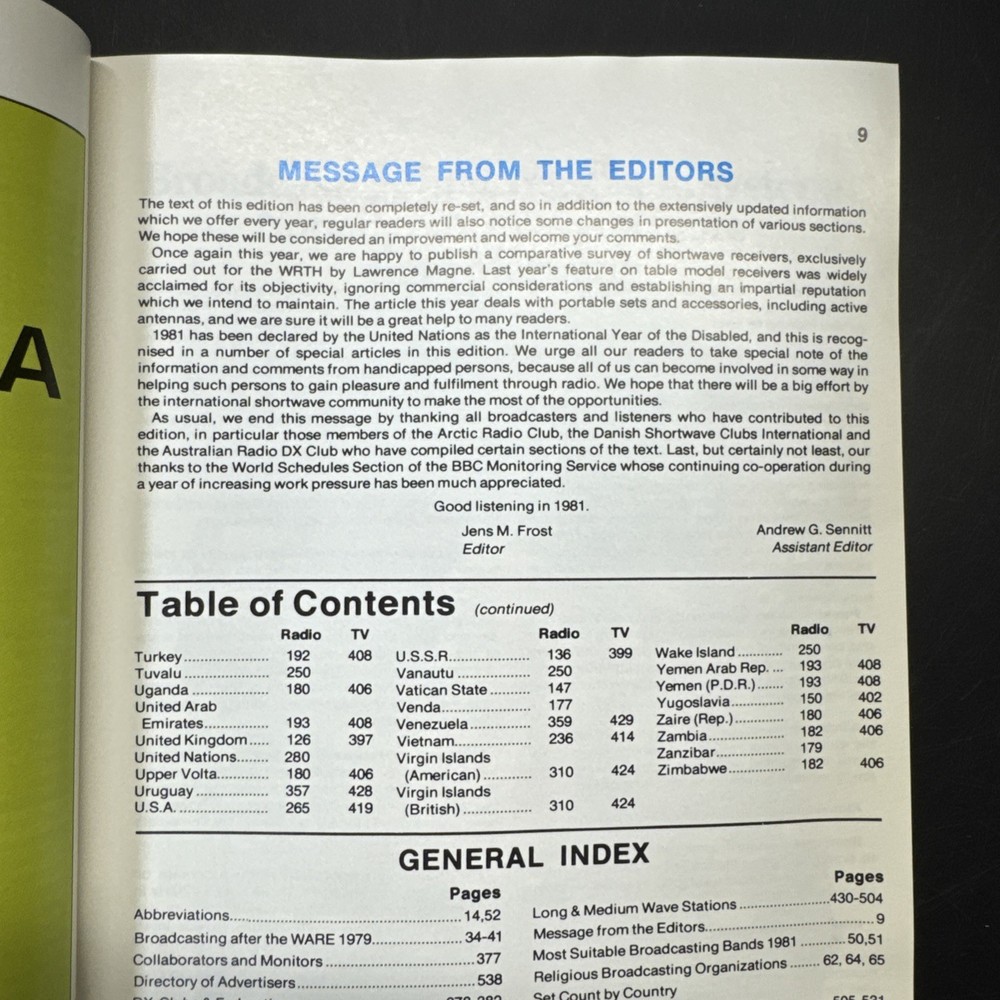 1981 World Radio Handbook