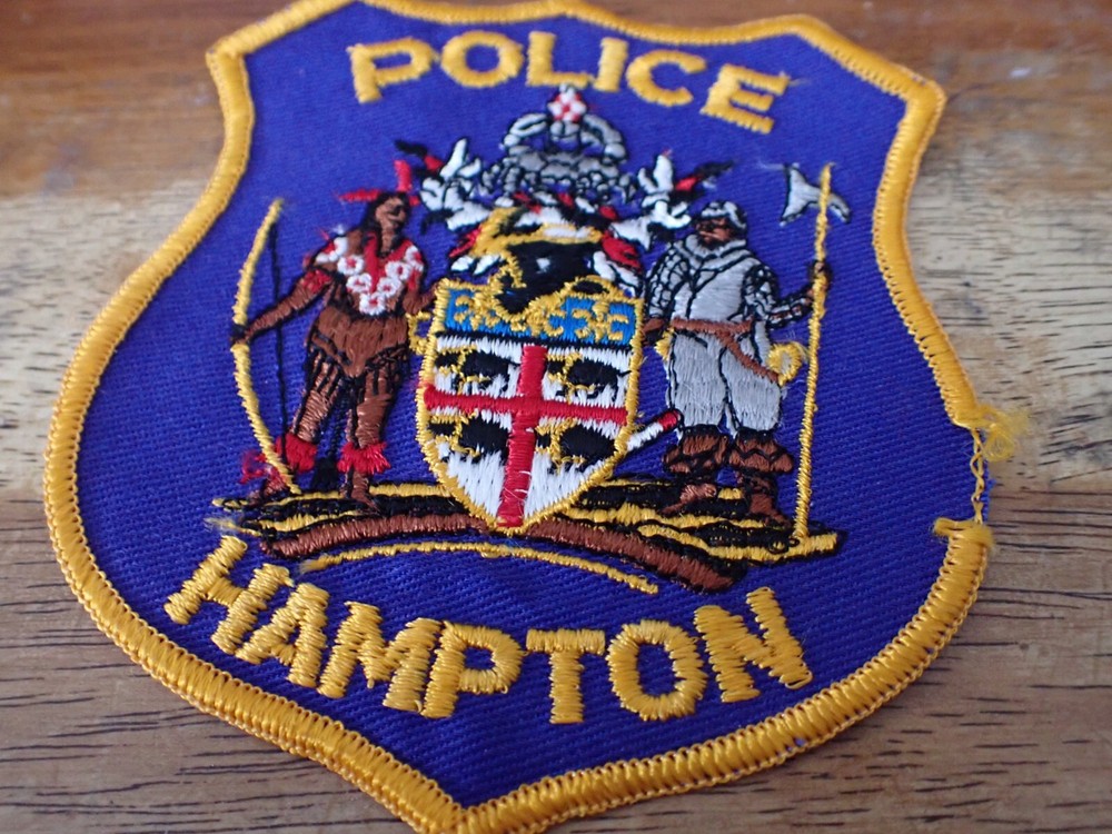 HAMPTON VIRGINIA   EARLY OBSOLETE  VEST PATCH BX Y #153