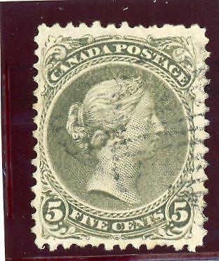 Canada 1875 scarce Scott #26 canceled