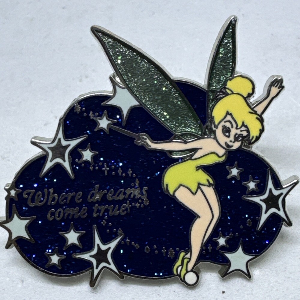 Walt Disney World Pin - Where Dreams Come True Tinker Bell Pixie Dust Version 2