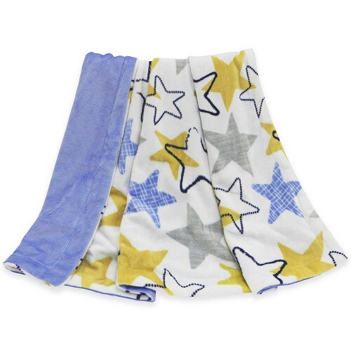 The Peanut Shell Stargazer 7Pc Crib Bedding Set Include Blanket/ Lamp*New*