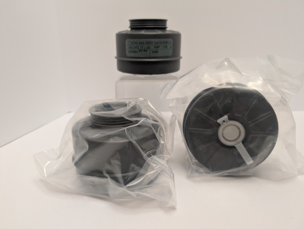 Finnish 60mm Gas Mask Filter NOS