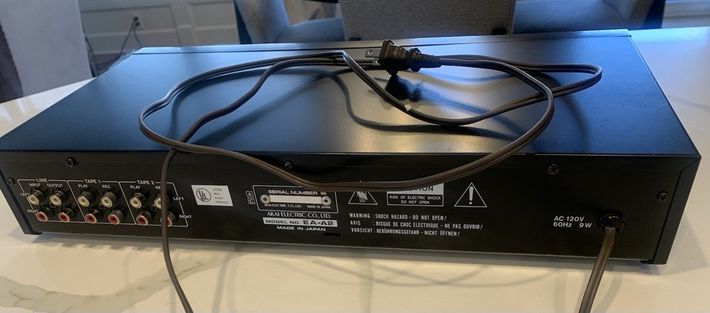 AKAI EA-A2 GRAPHIC EQUALIZER Tested And Works