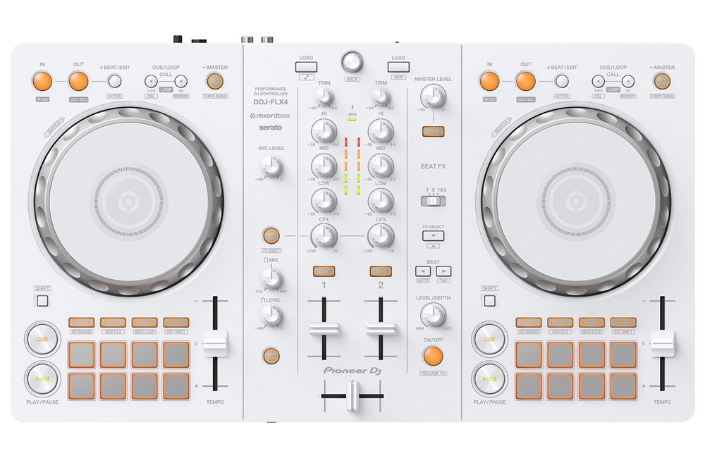Pioneer DJ DDJ-FLX4 2-Channel DJ Controller - White