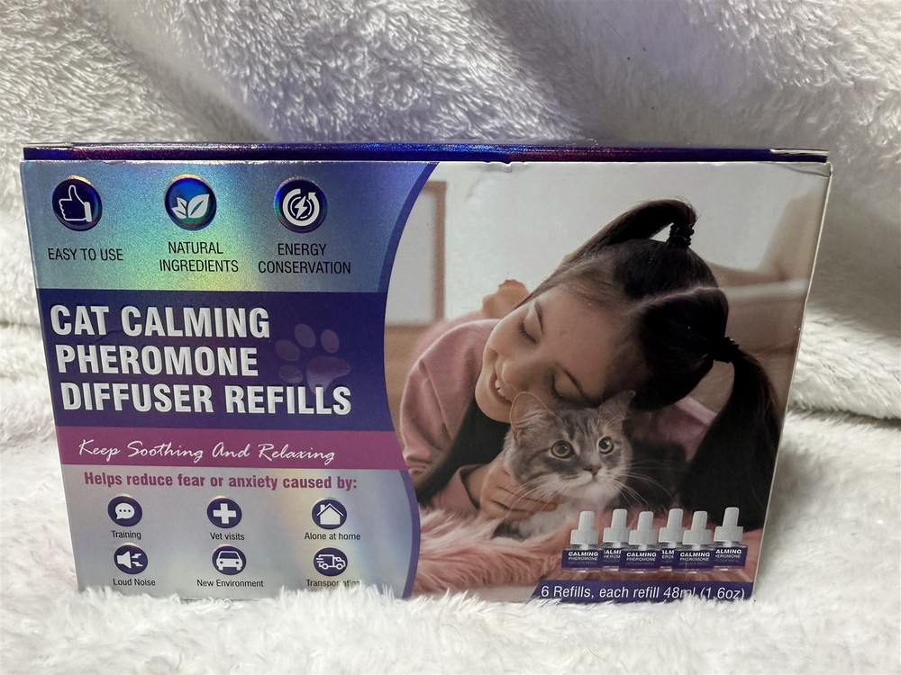 4 PACK CAT CALMING PHEROMONE DIFFUSER REFILLS MULTICAT