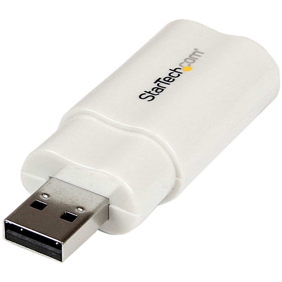 StarTech.com ICUSBAUDIO USB 2.0 Stereo Audio Adapter Sound Card