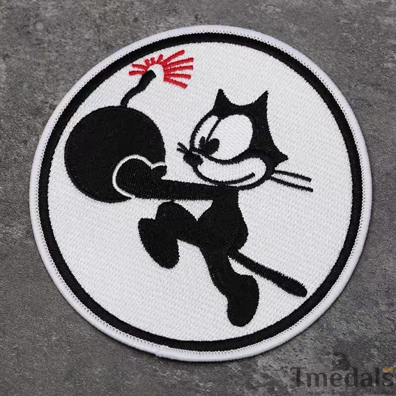 US USA NAVY VF-31 FIGHTING 31 FELIX THE CAT WITH BOMB EMBROIDERED PATCH ww12