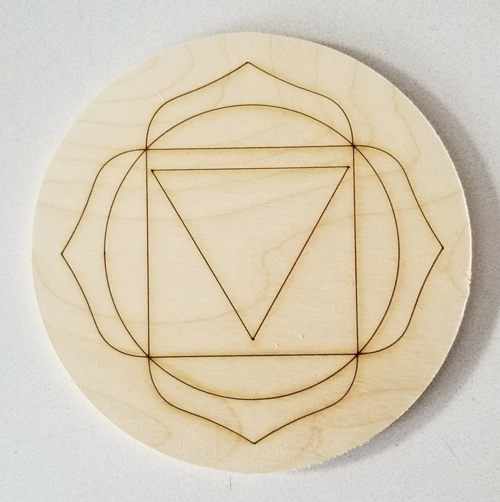 Set of Seven Chakra Grids 6” Diameter