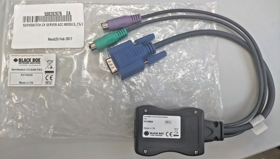 KVM Cable Switch ServSwitch CX Server Access Module PS/2 kv1400a - 10" KV1400A